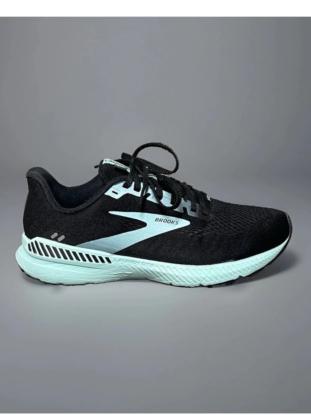 Brooks Launch GTS 8 Women's Running Shoes Black/Mint Green Size 7.5B